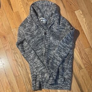 Max Studio zip up cashmere sweater S